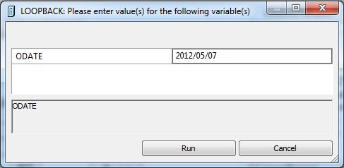 Variable prompt window 
