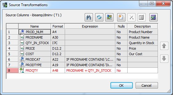 Transform Error Example