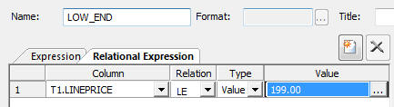 Relational Express fields