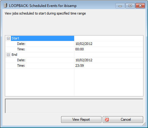 Scheduled Events