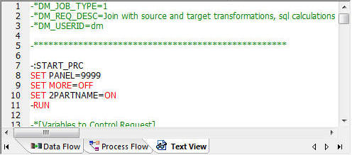 Text View Tab