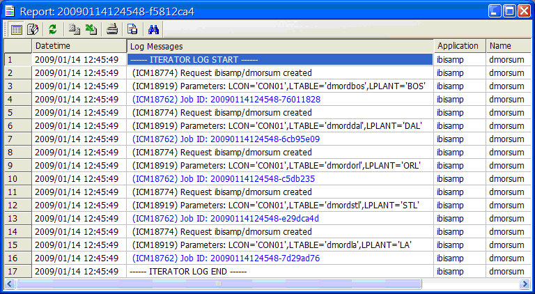 Iterator Log