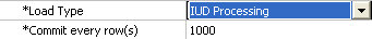 Load Options window 