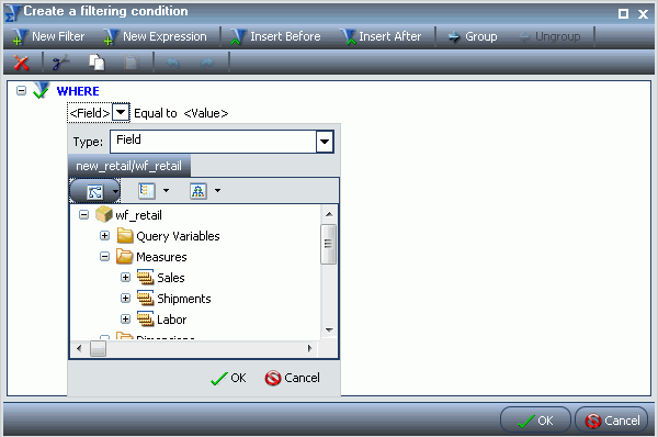 Field list in business order