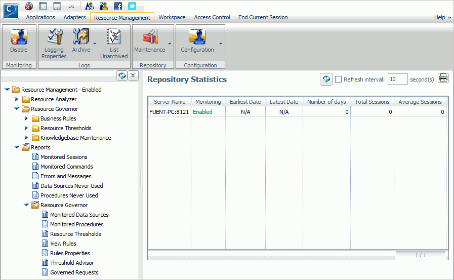 Resource Management Console