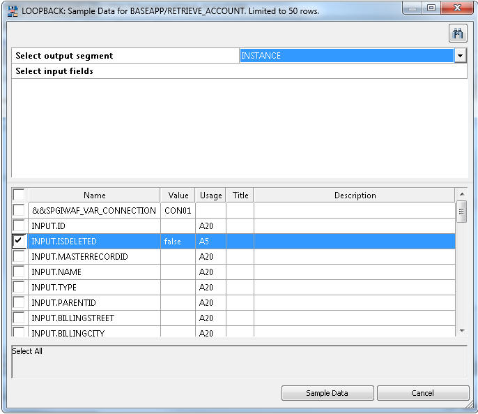 Sample Data