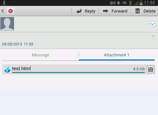 Email Attachment