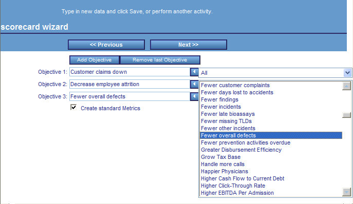 Add Objectives
