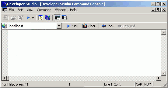 Console window