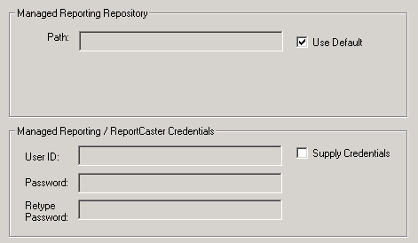 Managed Reporting Repository