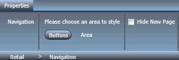 Style Tab Styling Buttons or Area