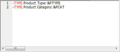 Text procedure