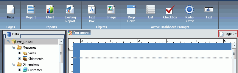 Page 2 for active dashboard