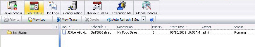 job status