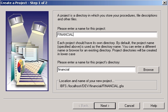 create a project