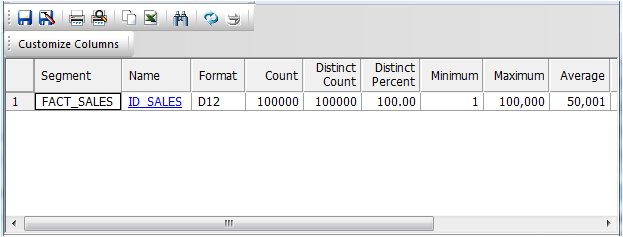 Statistics Window