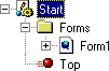 Project Explorer Start diagram tree 