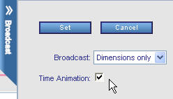 Time Animation check box