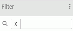 Filter search box