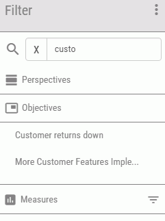 Filter search result