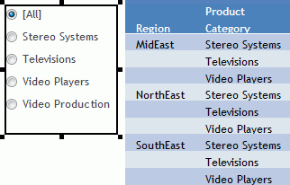 Field Bound to a Radio Button Prompt